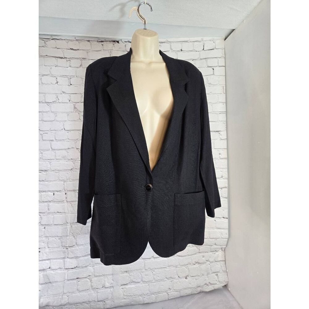 Danielle B Vintage Womens Size Small Black Blazer